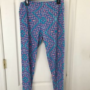Lularoe tall and curvy multi-color print